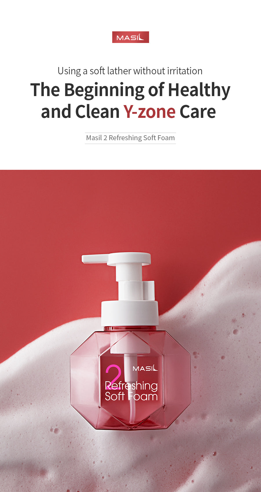 MASIL - 2Refreshing Soft Foam 300ml