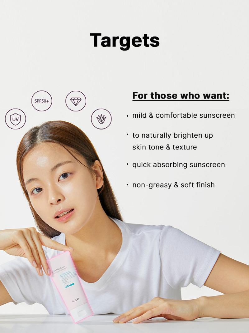 COSRX - Aloe 54.2 Aqua Tone-up Sunscreen SPF 50+ PA++++