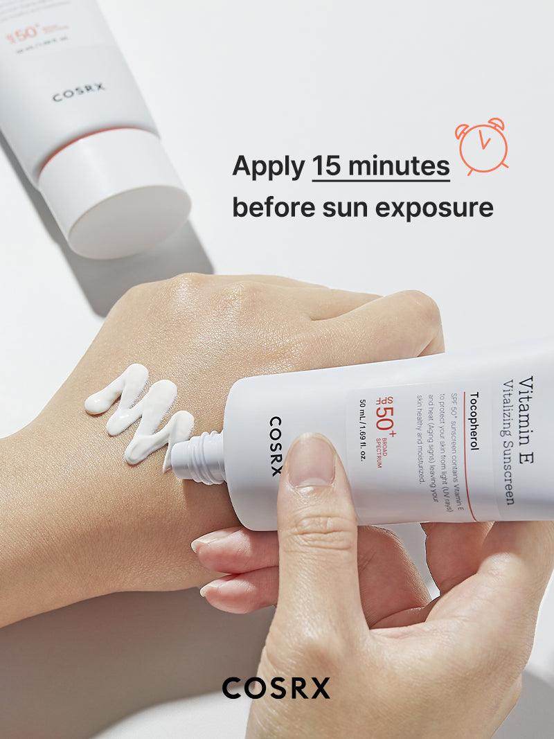 COSRX - Відновлюючий сонцезахисний крем з вітаміном Е SPF 50+