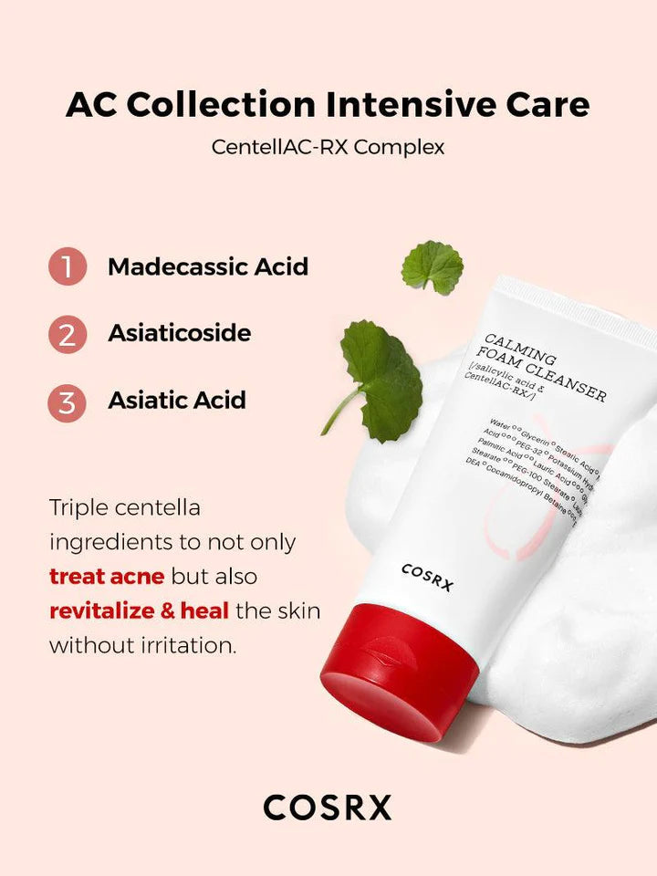 COSRX - AC Collection Calming Foam Cleanser