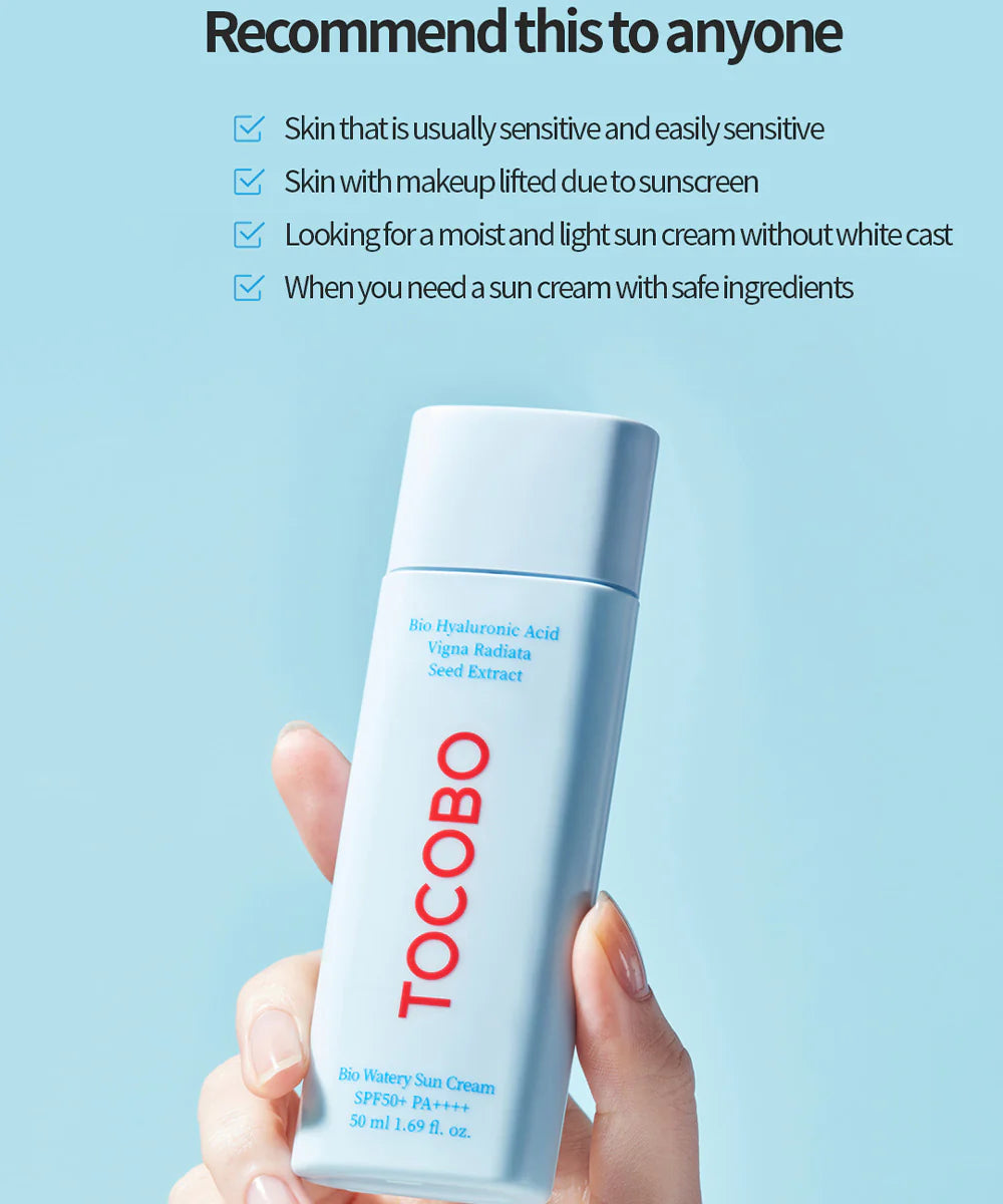 TOCOBO - Біо водяний сонцезахисний крем SPF50+ PA++++