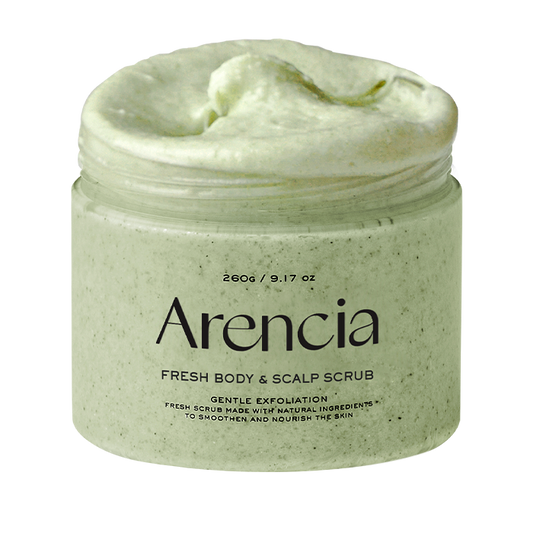 Arencia - Свежий скраб для тела и кожи головы