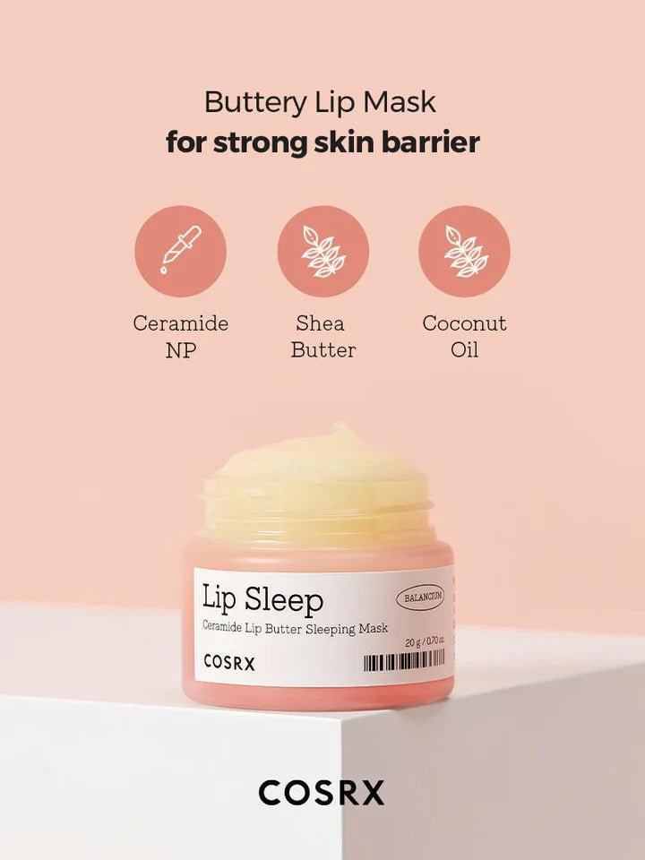 COSRX - Lip Sleep - Balancium Ceramide Lip Butter Sleeping Mask